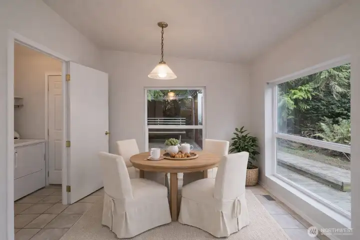 Small Breakfast Dining Area with Plenty of Natural Light