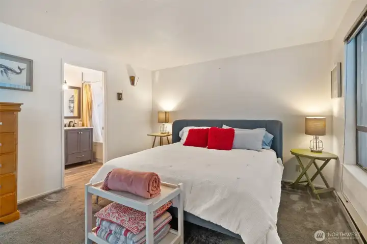 Primary Suite located on level 2.