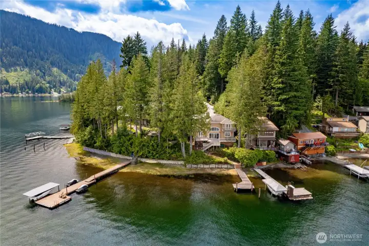 Enjoy the peaceful and calm northern cove of Lake Cavanaugh