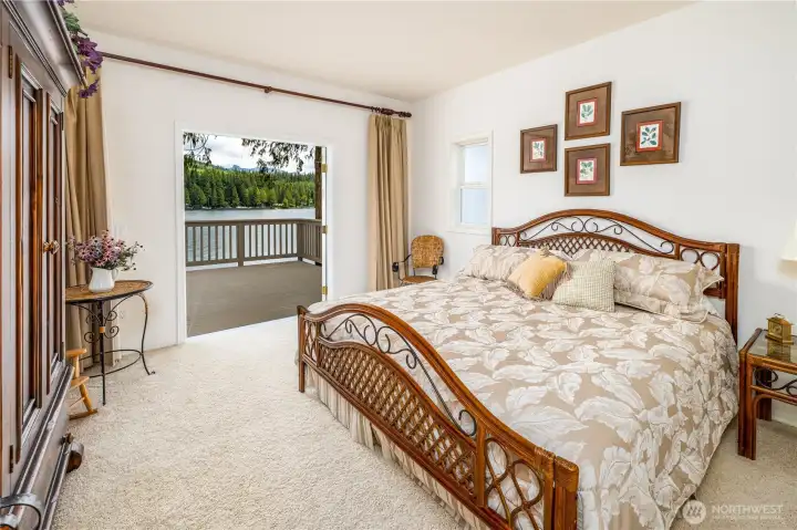 Primary bedroom on main floor for convenience and longevity.