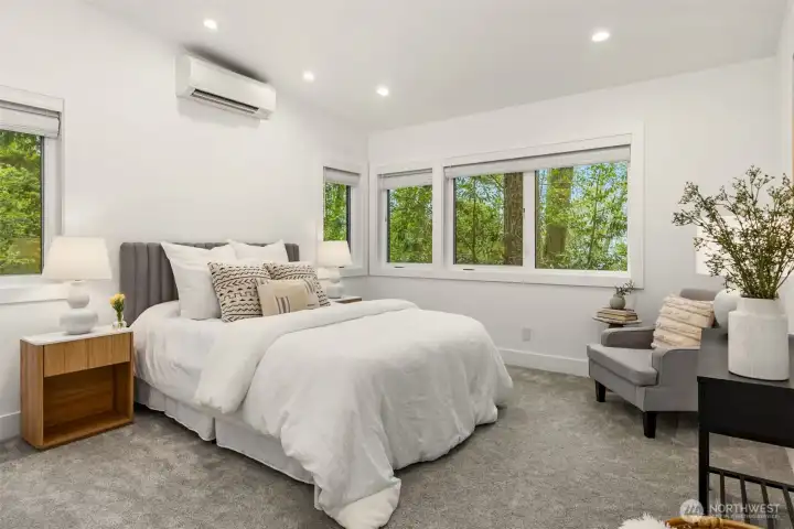 Second primary... no need for drapes, nice and private.