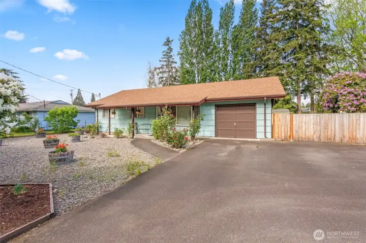 Lovely home with ample parking in front