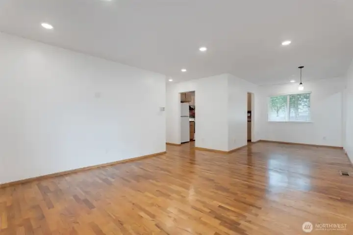 Living Room & Dining Room combined