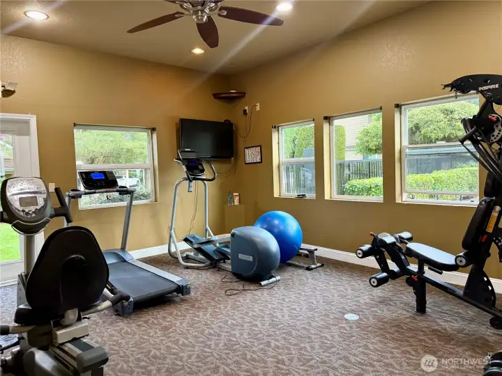Fitness room in Clubhouse