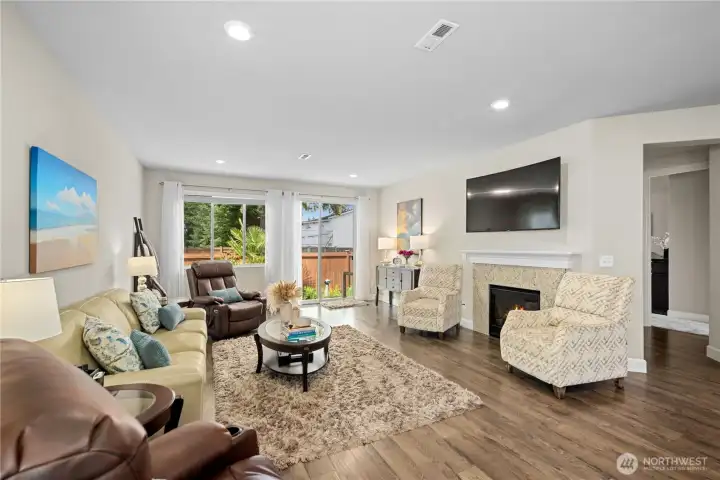Living room with fireplace Living room with fireplace