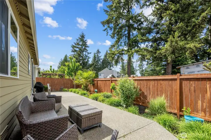 Low-maintenance backyard Low-maintenance backyard