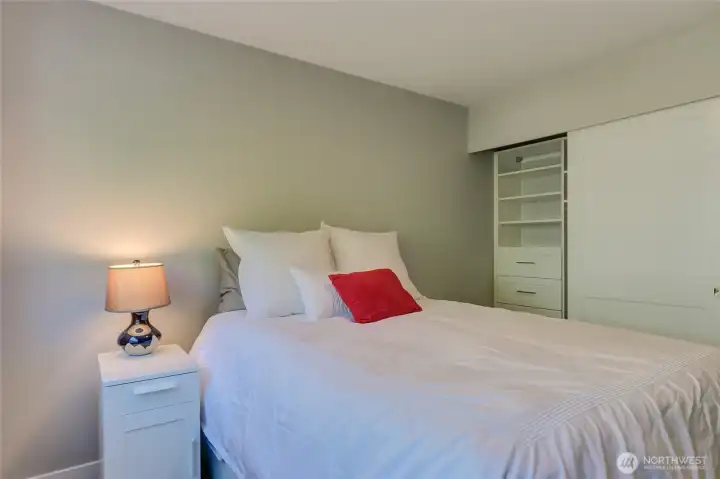 ...complete with closet organizer