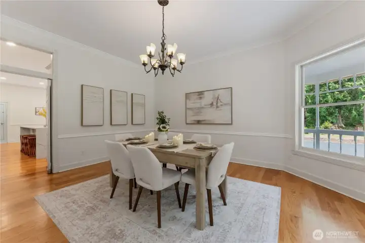 Elegant formal dining