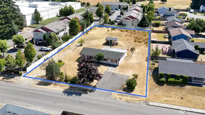 Nearly an acre of prime R 16 property in the heart of Yelm
