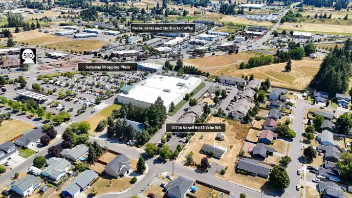 walking distance for your future tenants to Safeway, Starbucks and all your new businesses popping up throughout y