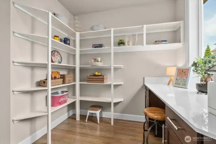 Oversized pantry. Oversized pantry.