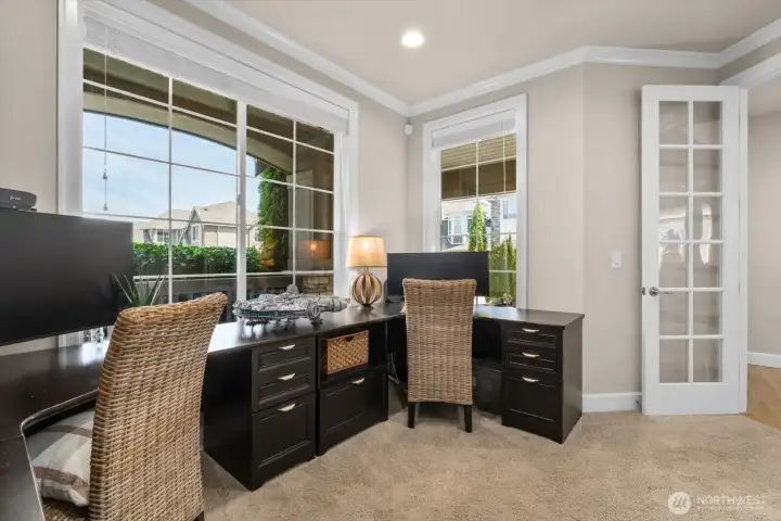 Main floor den - can be used as a 5th bedroom Main floor den - can be used as a 5th bedroom