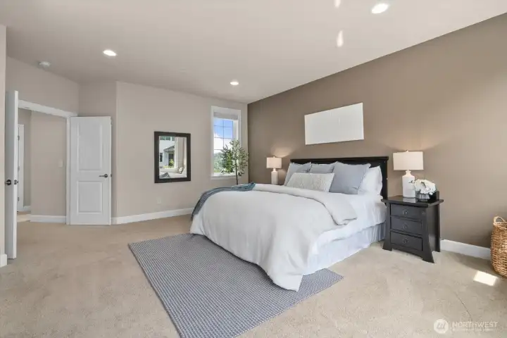 oversized primary suite with double doors oversized primary suite with double doors