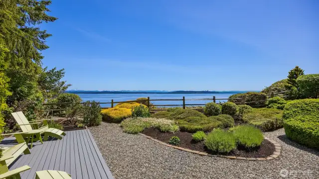 Tend to your favorite plants, shrubs, fruits and veggies while enjoying this view!