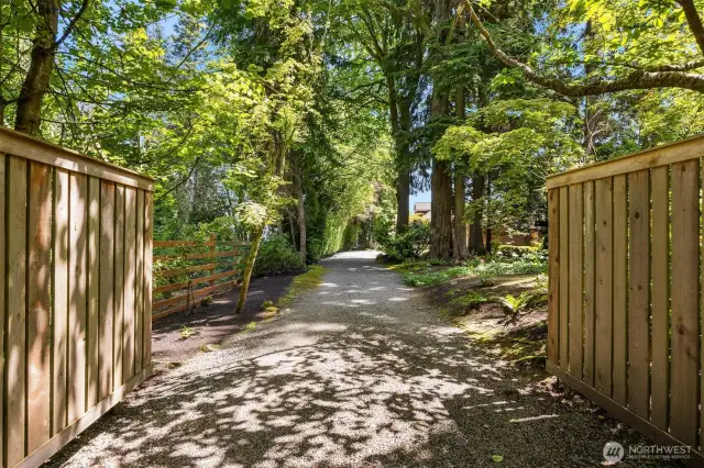 Gated entry!