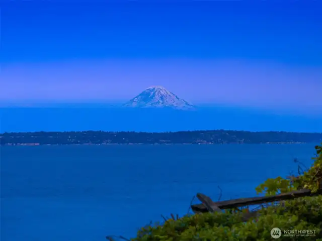 Iconic Mt. Rainier at twilight!