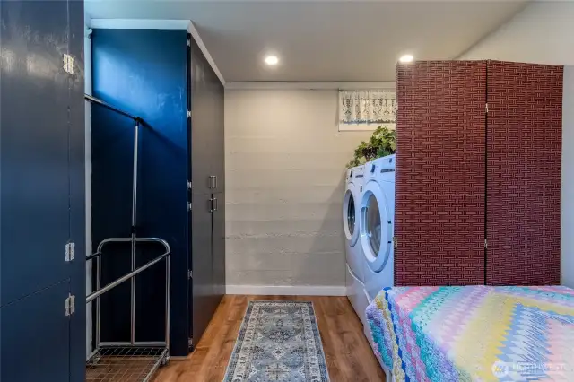 Laundry room with chute