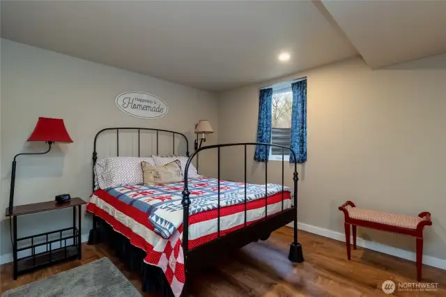 Basement bedroom