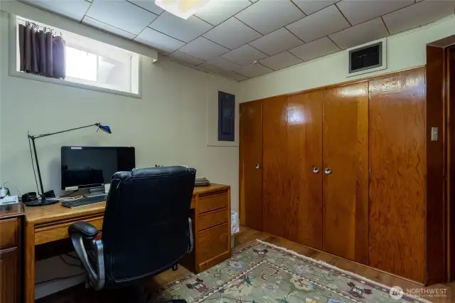 Office in Basement