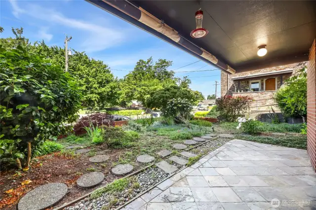 Private patio