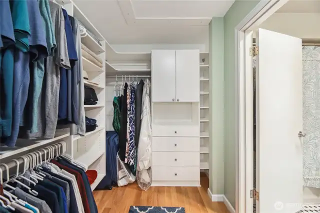 Large primary closet