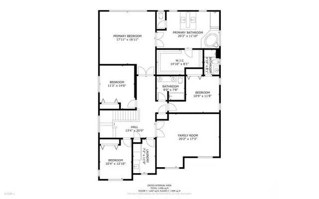 The second floor plan is thoughtfully designed to balance functionality and purpose, ensuring that each space serves its intended role while maintaining a sense of privacy and comfort