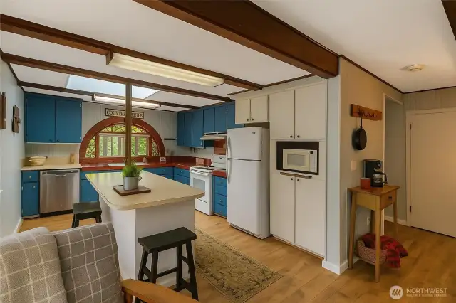 virtually staged to show potential