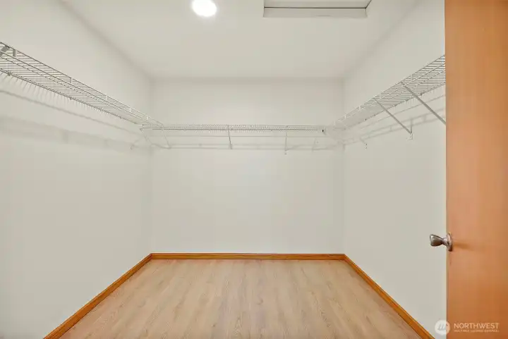 Large walk-in closet