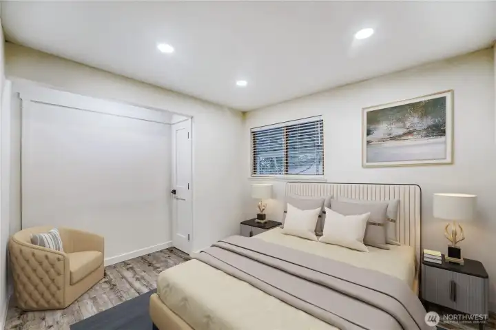 Bedroom #2 virtually staged