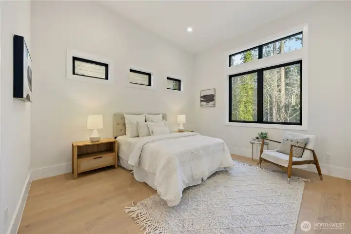 upstairs bedroom with ensuite bath