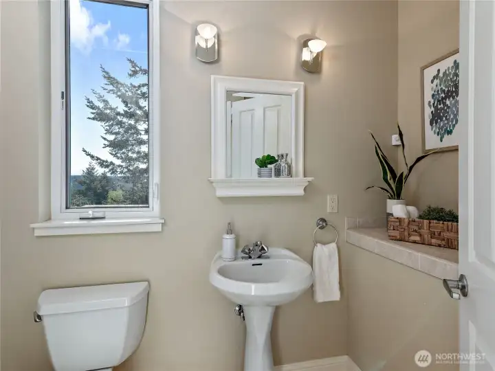 Main floor bathroom.