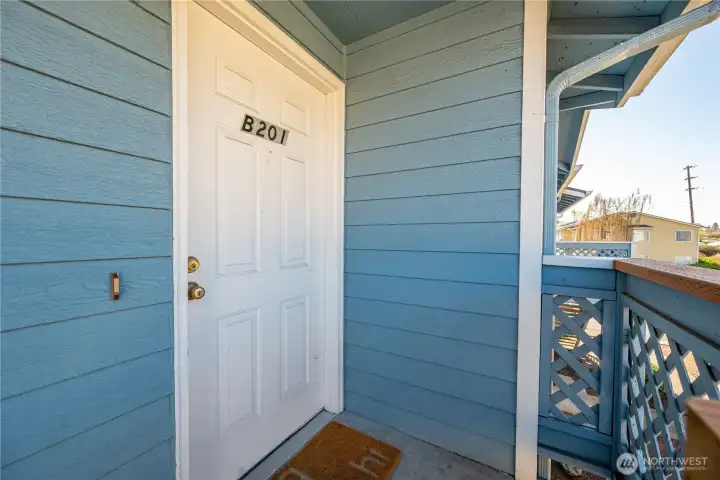 Front Door to B201