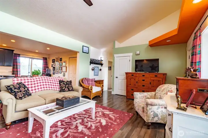 Livingroom view from the kitchen