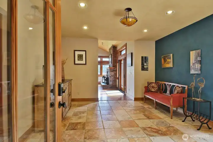 Beautiful foyer welcomes you in!