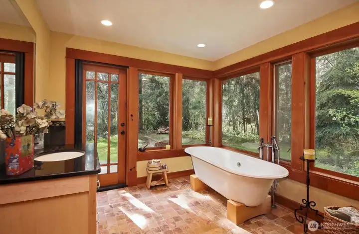 Spa-like bathroom