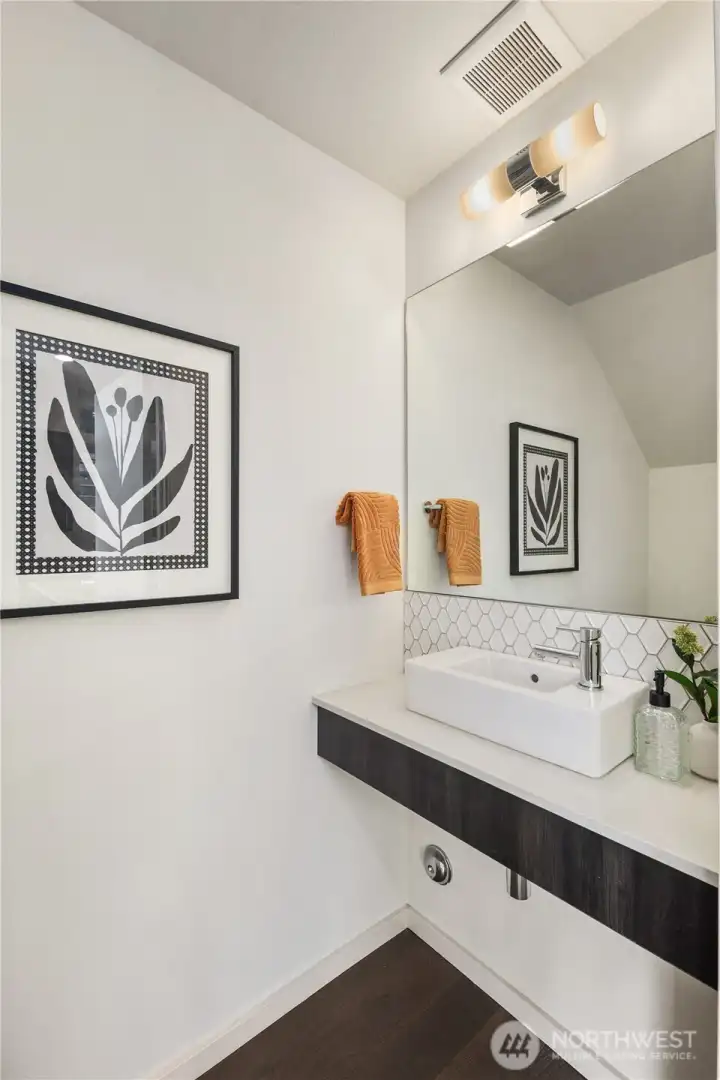 Main floor guest bathroom