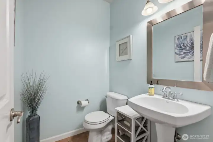 Main floor half bath