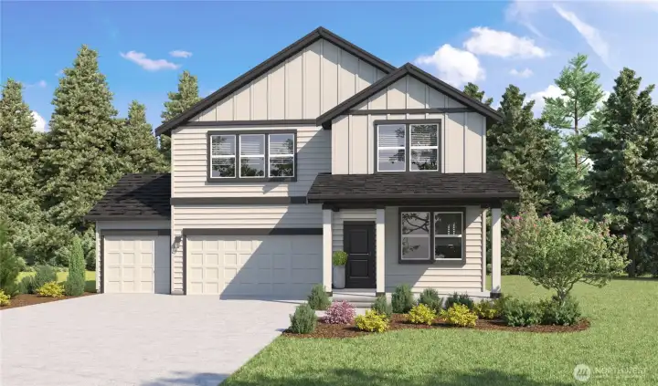 Rendering is representational. Actual home is under construction and colors and finishes may vary. See site agent for details. Rendering is representational. Actual home is under construction and colors and finishes may vary. See site agent for details.
