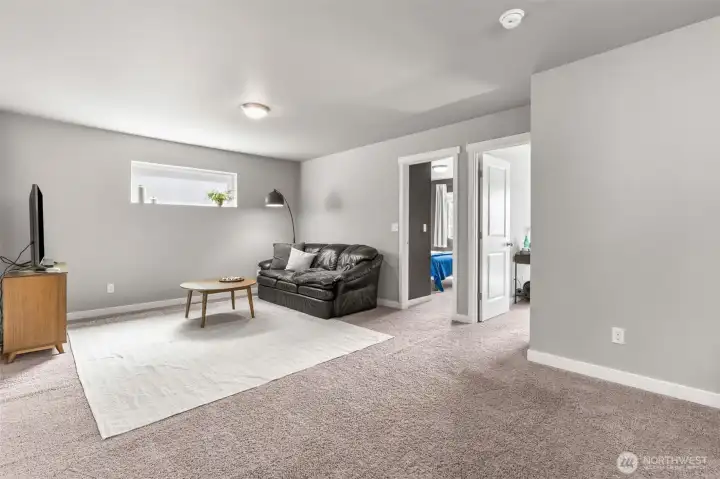 Turn the flex space into a play area, book nook, or secondary living room!