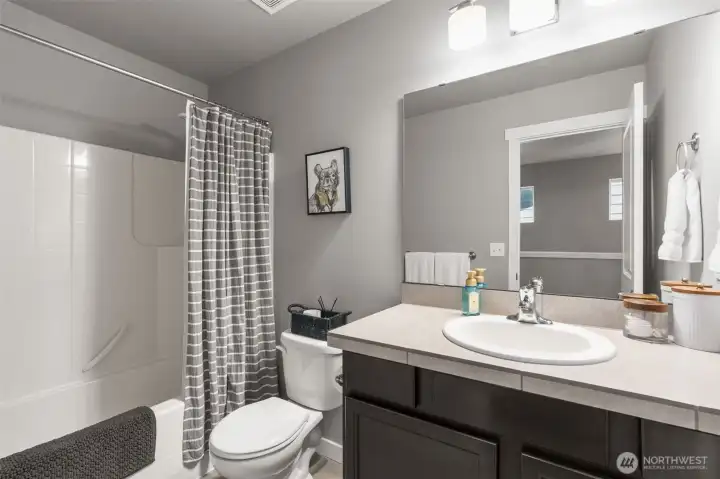 Guest Bathroom upstairs.
