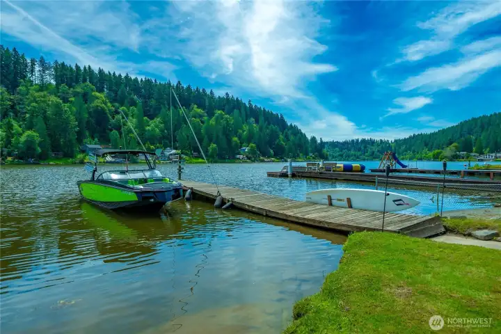 Lake view from the yard.