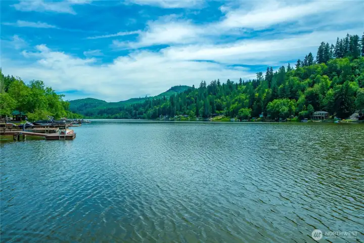 Lake view.
