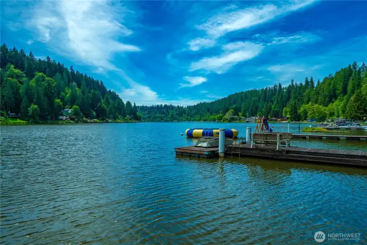 View from the dock.