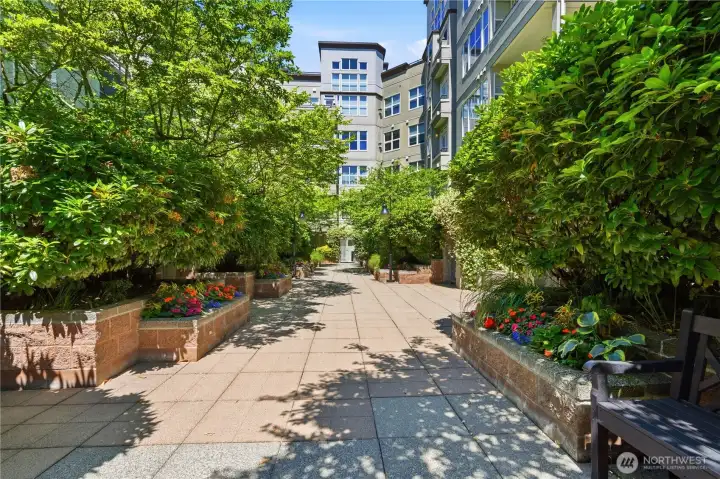 Community courtyard Community courtyard