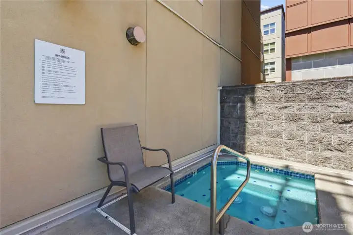 Outdoor hot tub Outdoor hot tub