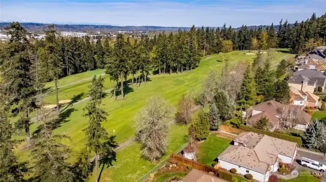 Another ariel view of the adjacent Auburn golf course