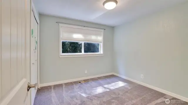 Upstairs guest bedroom #1.
