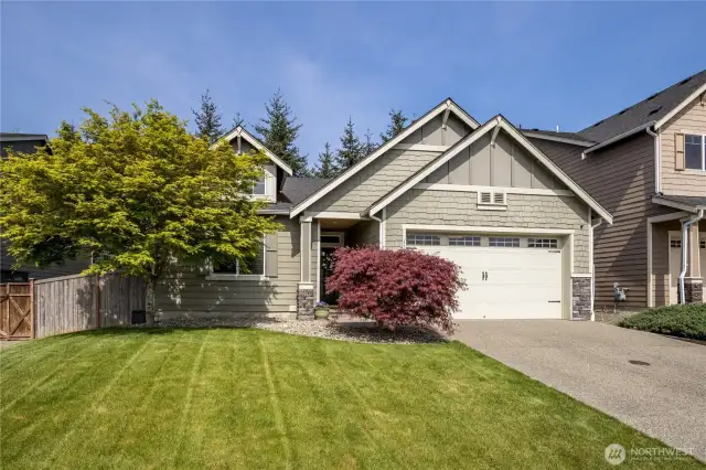Welcome home! This is one of the few ramblers in this beautiful neighborhood.