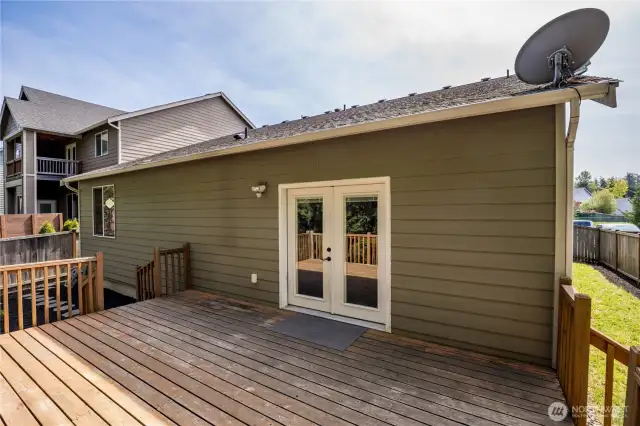 Back deck