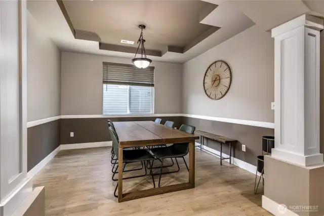 Beautiful architectural elements throughout the home